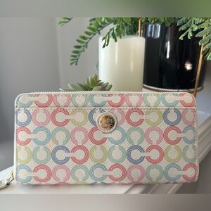 Coach Waverly Optic Art Long Wallet